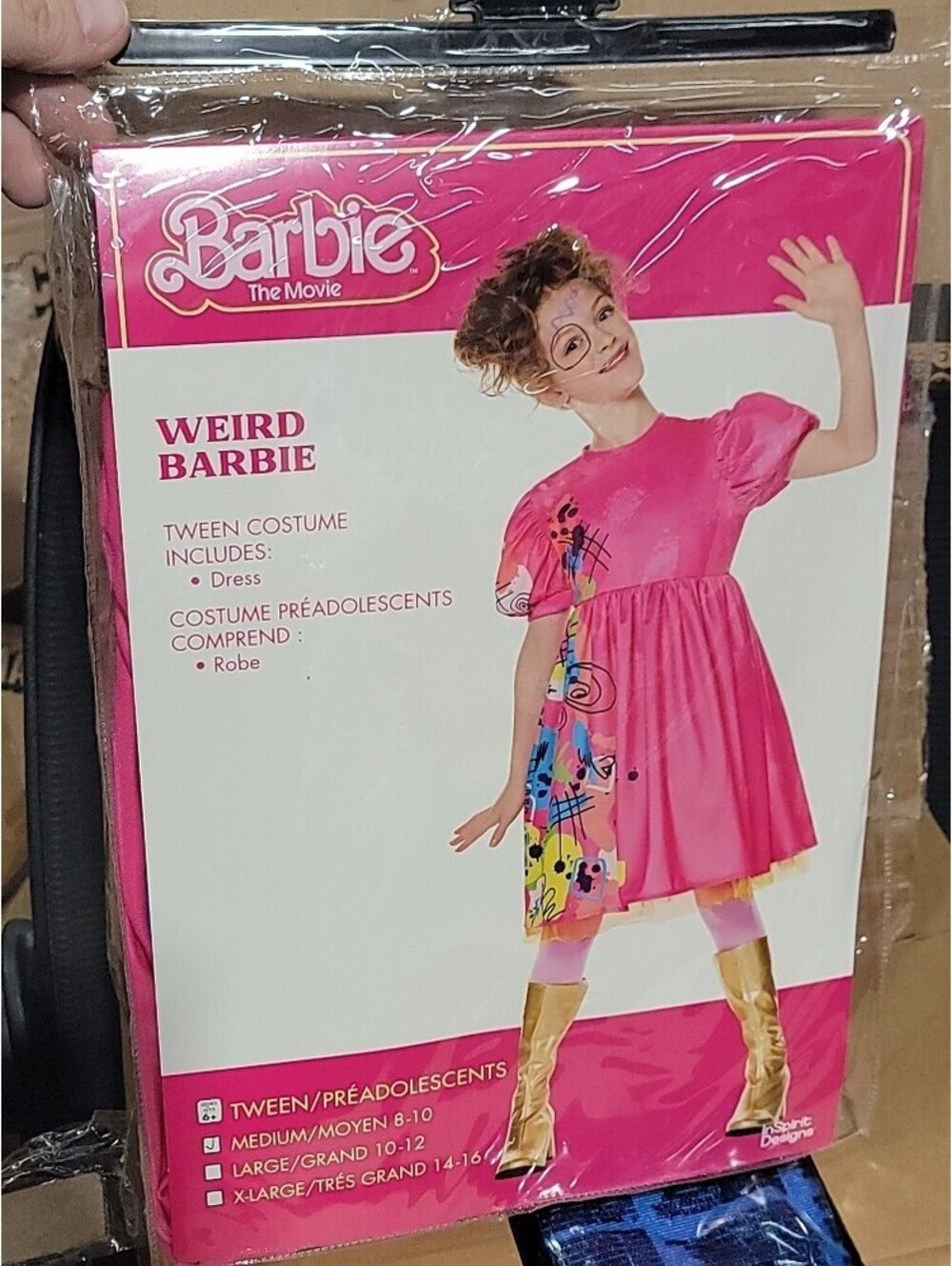 (M/8-10Y) InSpirit Weird Barbie Dress Costume